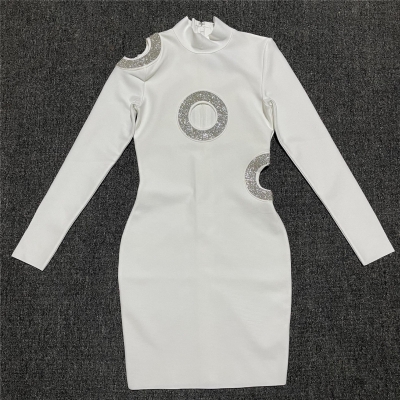 Yvette-Diamand-Circle-Bandage-Dress-B1437-17
