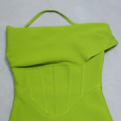 One-Should-Green-Bandage-Dress-B1473-19