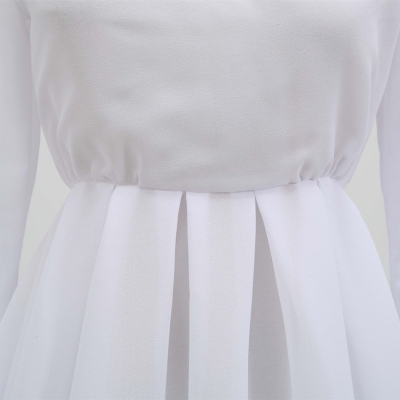 Long-Sleeve-Mesh-Dress-﹠-Gauze-Waist-Sealing-Set-K1054-1_副本