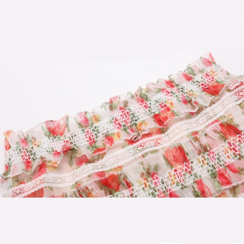 Floral Designs Lace Ruffle 2 Piece Set K263 (1)