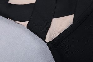 black-mesh-patchwork-long-sleeve-sexy-bandage-bodysuit-12
