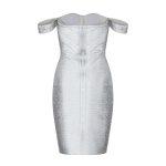Metallic-Off-Shoulder-Bandage-Dress-K714-11