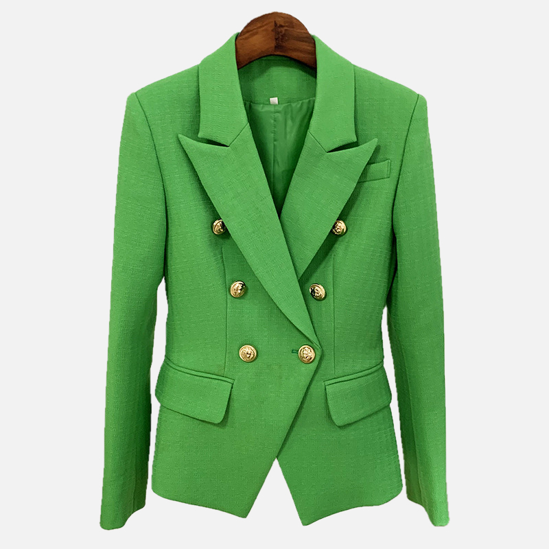 Double Breasted Limegreen Blazer K875 1