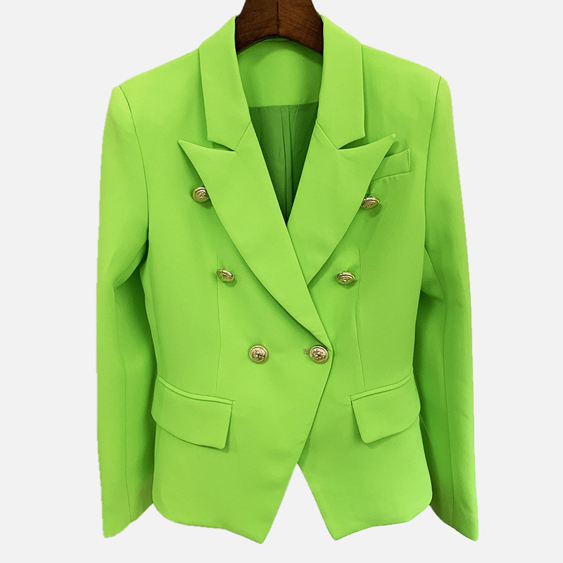Double Breasted Lime Blazer K1026 1