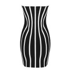 Stripe Bandage Dress B1301 10