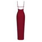 Wine-Red-Strap-Bandage-Maxi-Dress-B1469-8